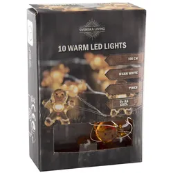 Lichterdraht LED GINGERBREAD (B 100 cm) - B 100 cm