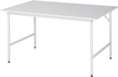 RAU Arbeitstisch, Melamin-Platte, 1500 x 1000 x 800-850 mm