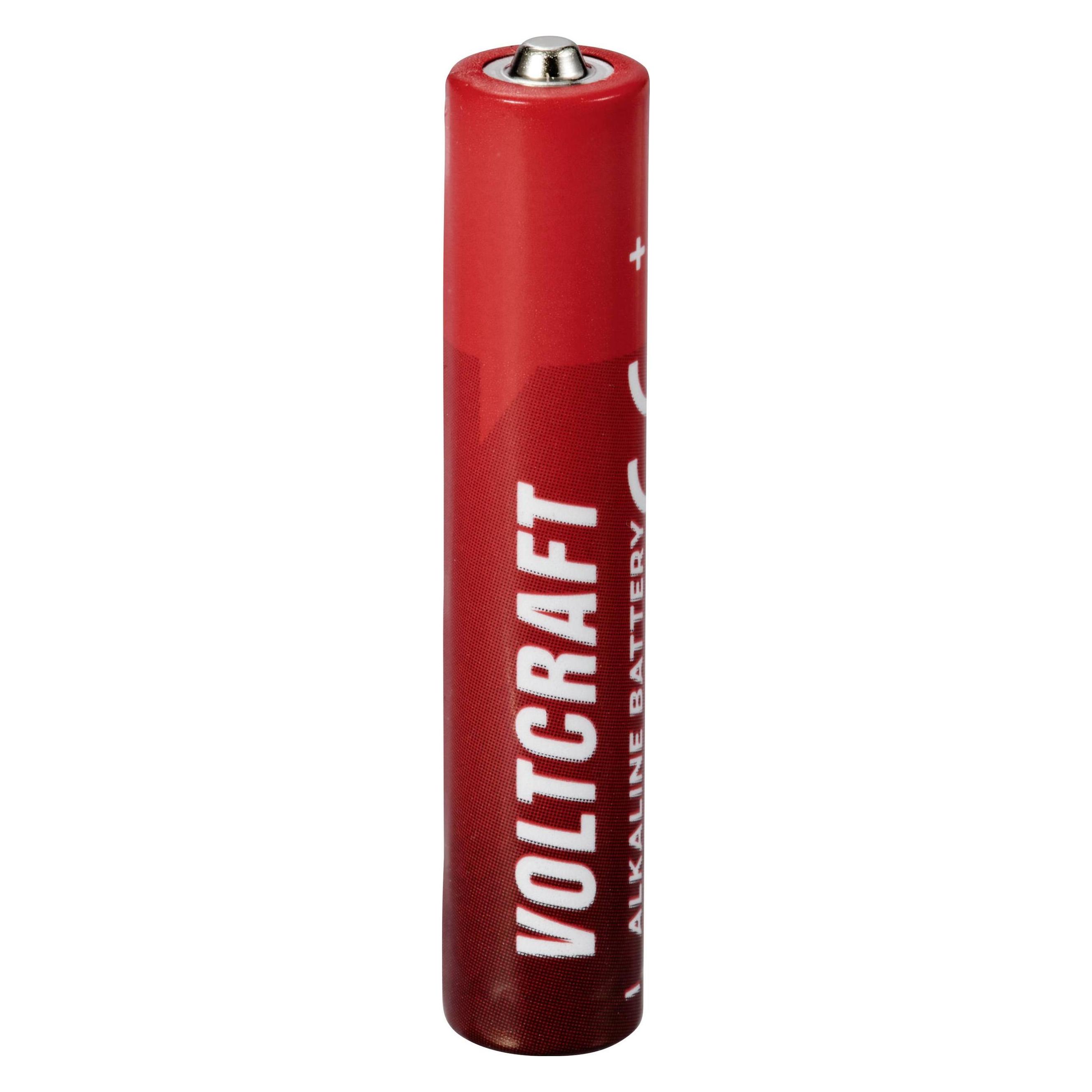 Voltcraft VC-16108025 Mini (AAAA)-Batterie Mini (AAAA) Alkali-Mangan 1.5 V 500 (10 Stk., AAAA, 500 mAh) (VC-16108025)