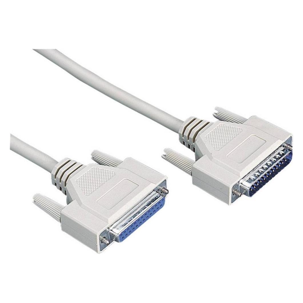 Digitus ASSMANN Datatransfer Verlängerungskabel D-Sub25 St/Bu 10,0m Seriell/Parallel vergossen be (10 m) (AK-610201-100-E)