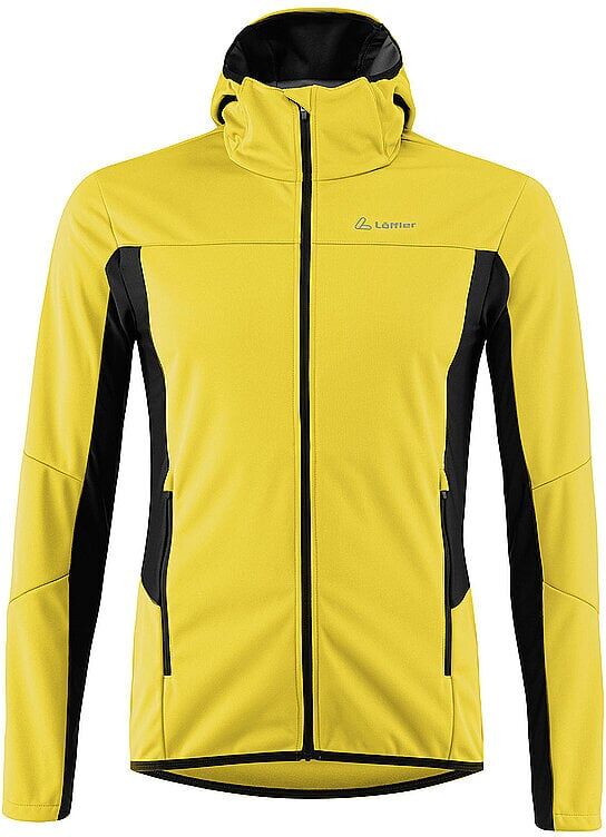 LÖFFLER Herren Langlauf Jacke North AB Light Hoodie gelb   48 M