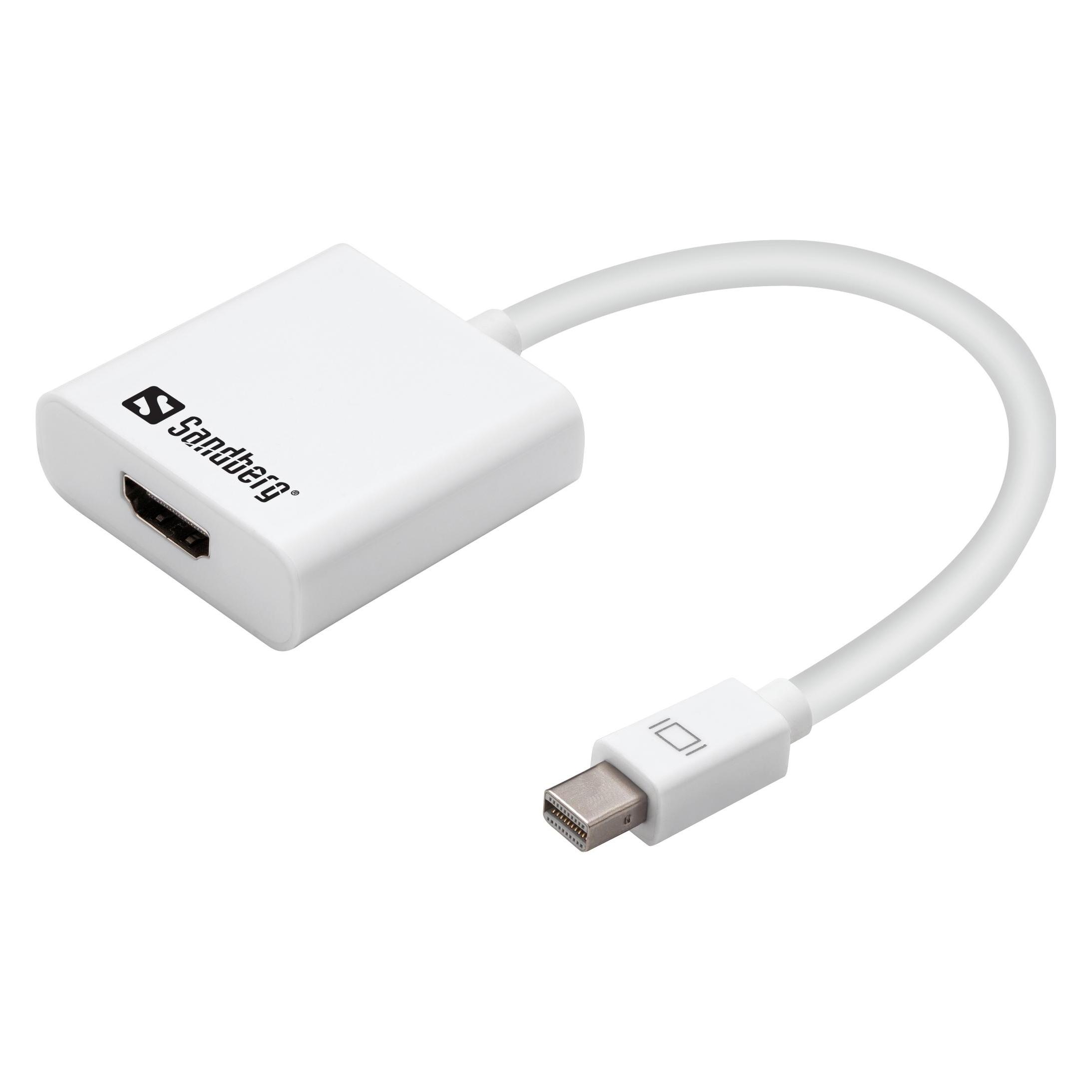 Sandberg Adapter MiniDP1.2 - HDMI2.0 4K60 (Mini DP, HDMI) (509-03)
