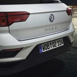 Volkswagen T-Roc Schutzleiste für Heckklappe Chromoptik Heckleiste Kantenschutz