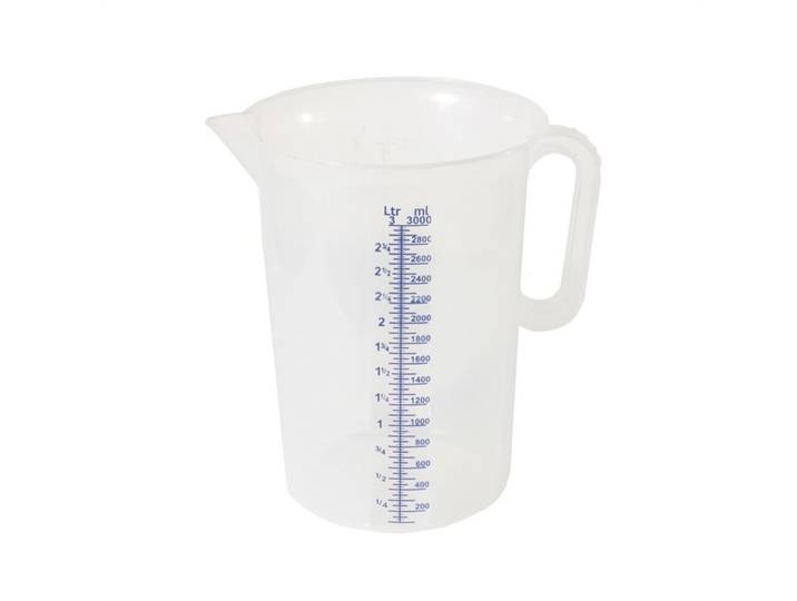 Messbecher Aps transparent Polypropylen H 23 cm 3 l - Messbecher