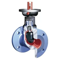 ARI Euro-Wedi Flanschen-Absperrventil 100700125-10 DN 125, PN 6 bis 120 GradC, wartungsfrei