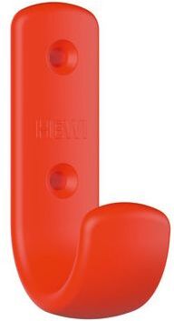 Hewi 477 Garderobenhaken 477.90B06136 72x22x47mm, mit Distanzstück 62mm, matt, koralle