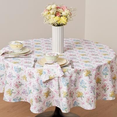 Lenox Bouquet Ribbon Tablecloth