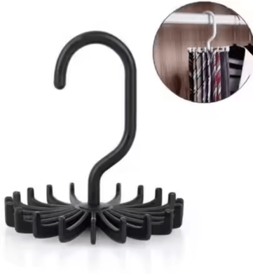 Inspire Picks 360 Rotatable Tie And Scarf Hanger 20 Claw Clothing Organizer Rack c 2pcs