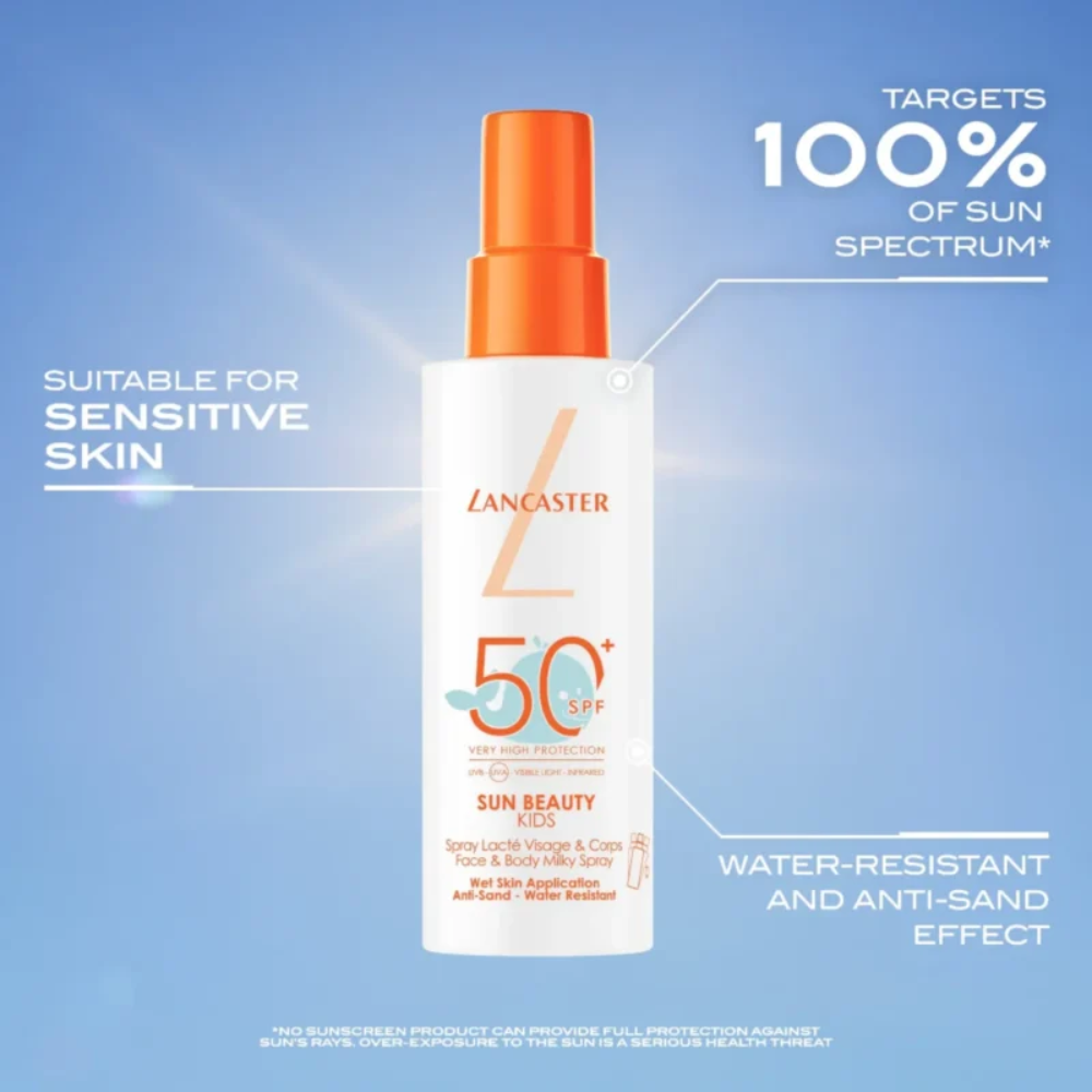 Lancaster Sun Sensitive Water Resistant Milky Spray Kids SPF50+ 150mL SPF50+