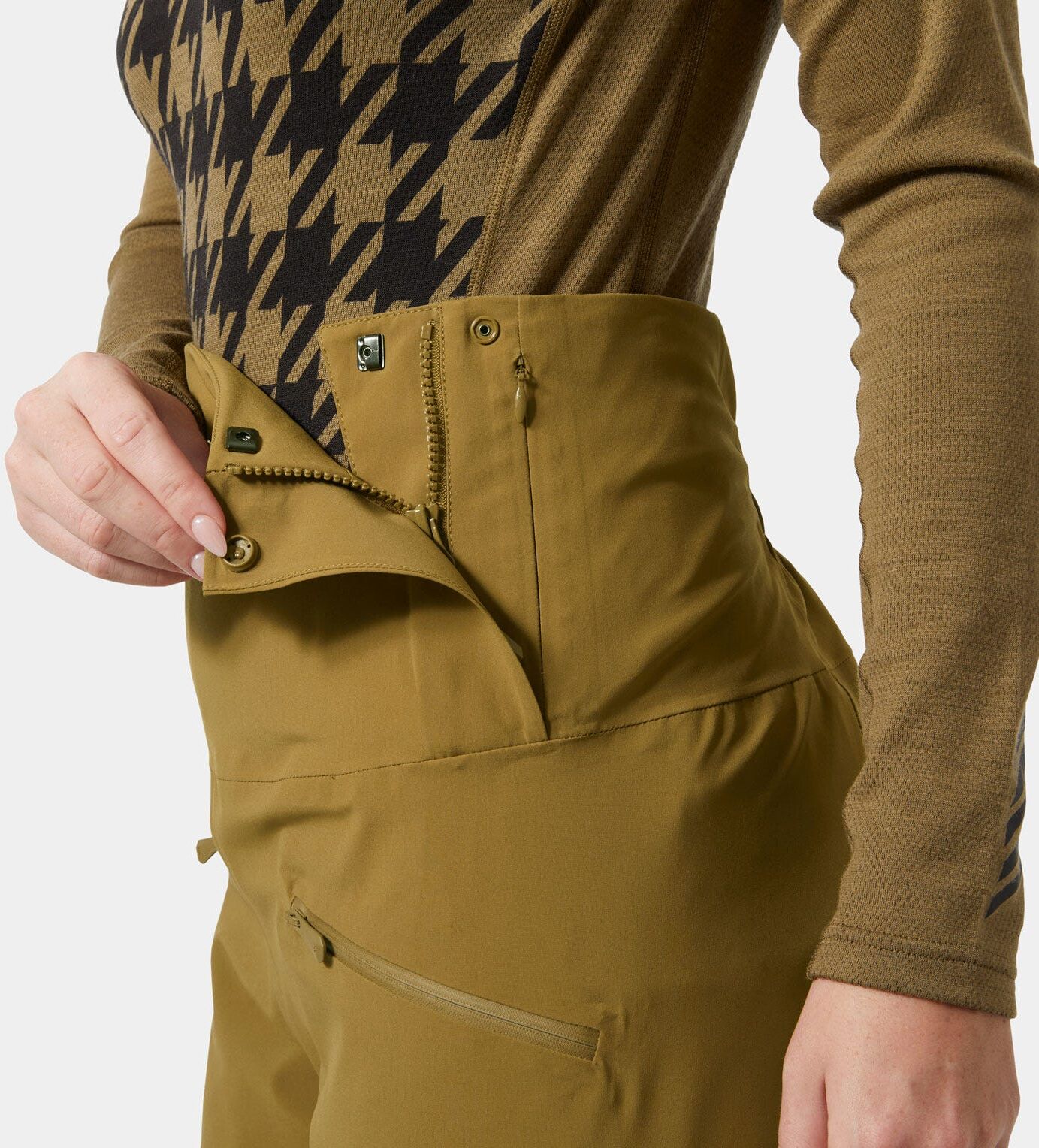 Helly Hansen Women's Alphelia High Waist Insulated Ski Pants - Brown - XS