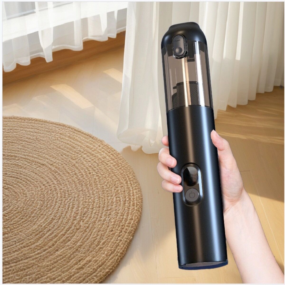 INF 4-in-1 Kabelloser Handstaubsauger — 18000PA bürstenloser Motor, wiederaufladbar 2000MAH3 für Zuhause, Auto und Outdoor Schwarz