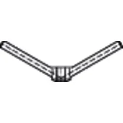 Knebelmutter DIN 80701 Messing M16