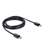 Delock Video- / Audiokabel 20-poliger DisplayPort M M 3 m Schwarz (82424)