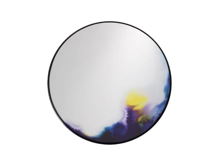 PETITE FRITURE miroir mural FRANCIS GRAND (Bleu / Violet - Aluminium avec peinture époxy)