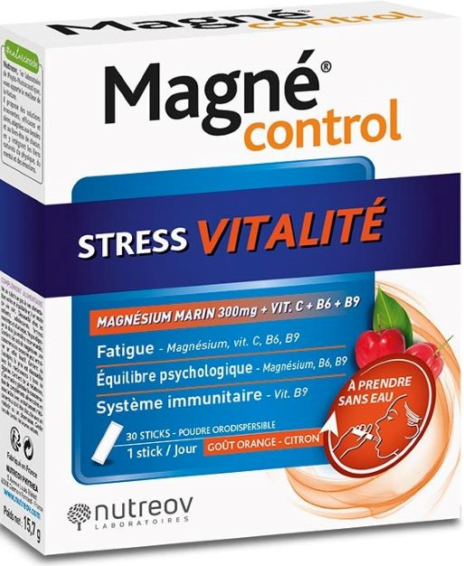 Nutreov Magné Control Stress Vitalité 30 saquetas