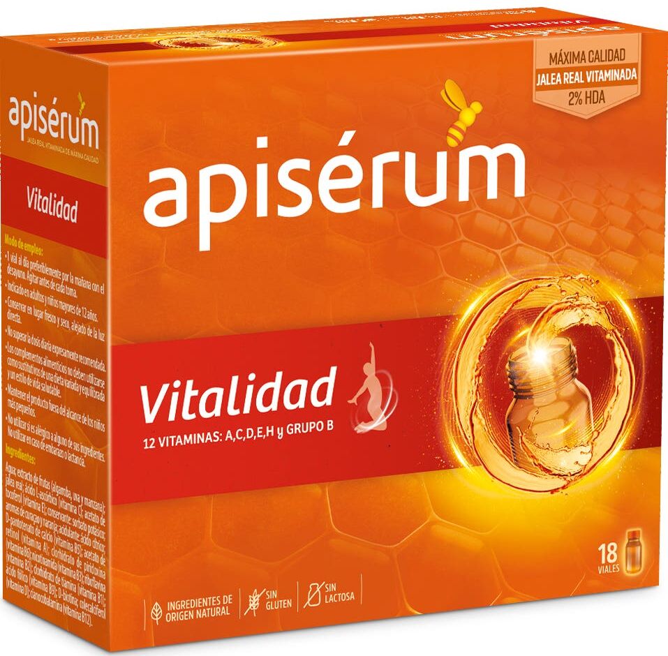 Apiserum Apisérum Vitalidad 18 viales