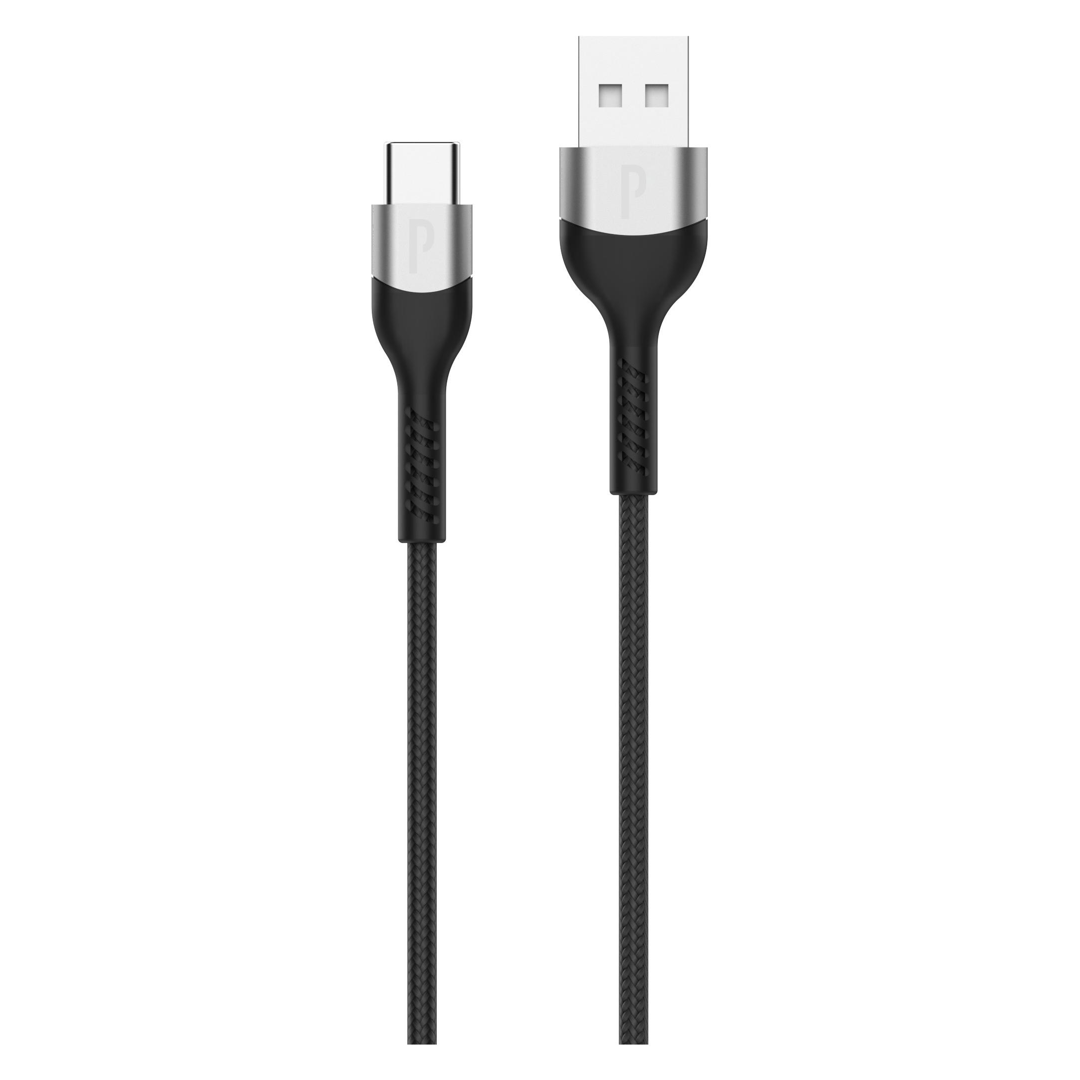 Profinity USB-C to USB-A charging cable, 2m, black (2 m, 60 W) (937357)