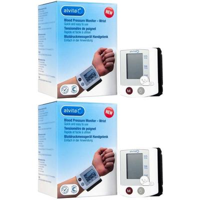Alvita Blutdruckmessgerät Handgelenk 2x 2x1 St