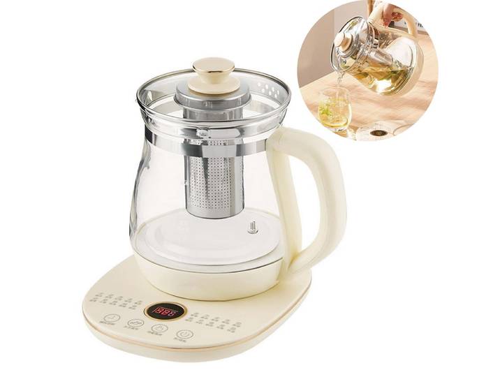 Bouilloire thermostatique électrique intelligente pour bébé, verre automatique, fabricant de thé, maison, multifonction, lait, bureau, santé, sportl, 220V