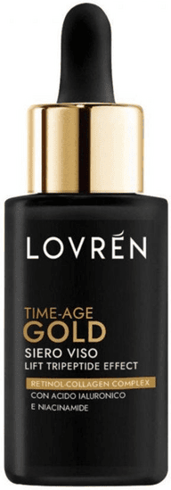 Lovren Siero Viso Time Age Gold Lift Tripeptide Effect Trattamento Anti-Age 30ml