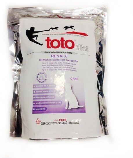 Toto 4 Kg Diet Renale per Cani
