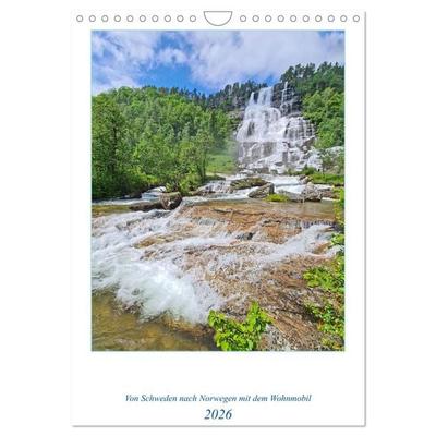 Skandinavien entdecken - Von Schweden nach Norwegen mit dem Wohnmobil (Wandkalender 2026 DIN A4 hoch), CALVENDO Monatskalender