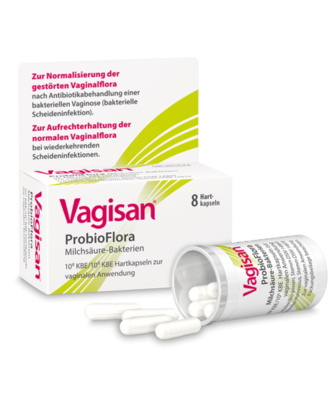 Dr. August Wolff GmbH & Co. KG Arzneimittel VAGISAN ProbioFlora Milchsäure-Bakter.Vaginalkaps. 8 St 18059672