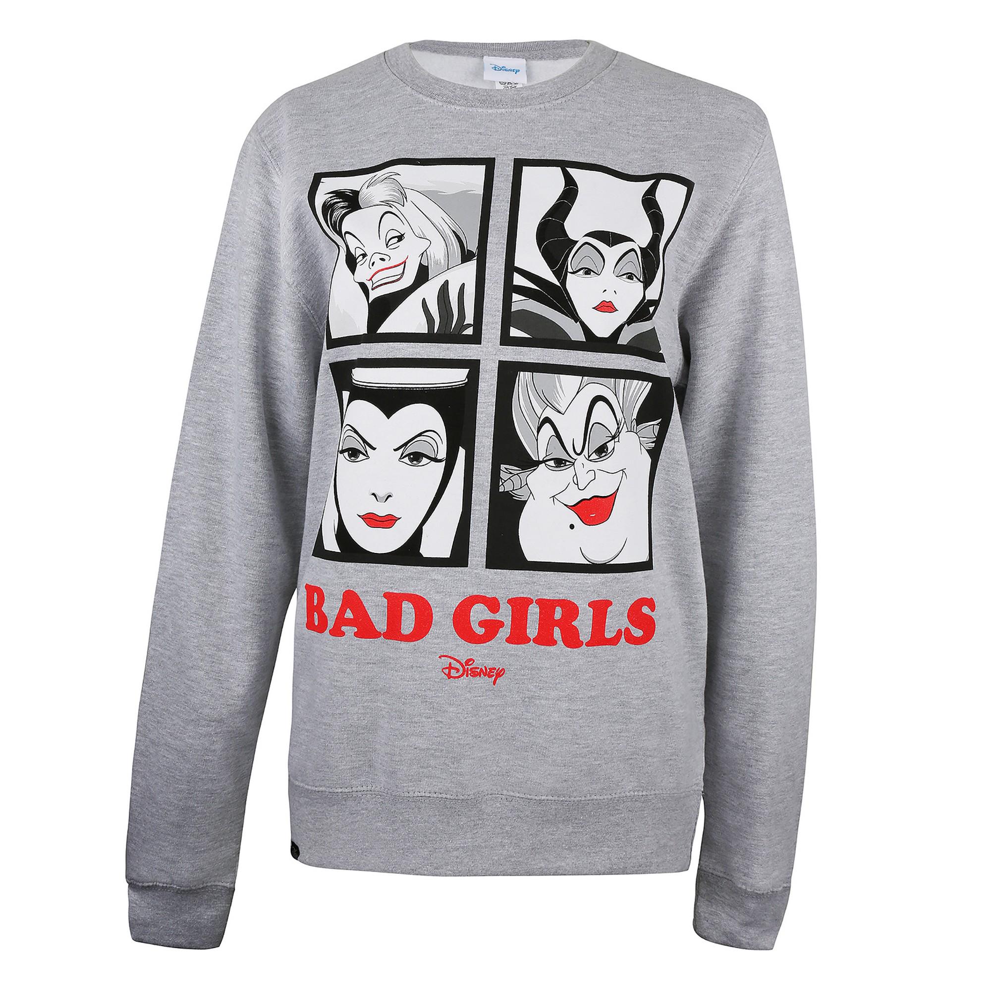 Disney Dames/Dames Bad Girls Sweatshirt met Ronde Hals (Sportgrijs)