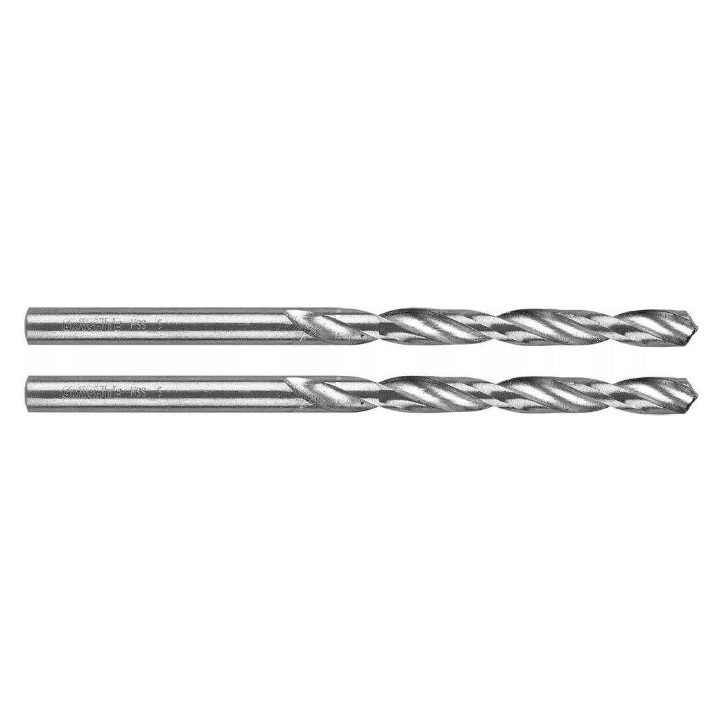 Graphite HSS-Metall-Bohrer, DIN 338, 5 mm, 2 Stück. (5 mm) (52550356)