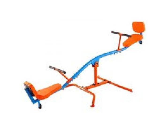 VEVOR Kinderwippe 2640 x 930 x 710 mm, Wippe bis 136 kg belastbar, Gartenwippe mit Griffen, Schaukelwippe, Karussellwippe für draußen, 360 Grad drehbar, Spielzeug für Kinder ab 3 Jahren