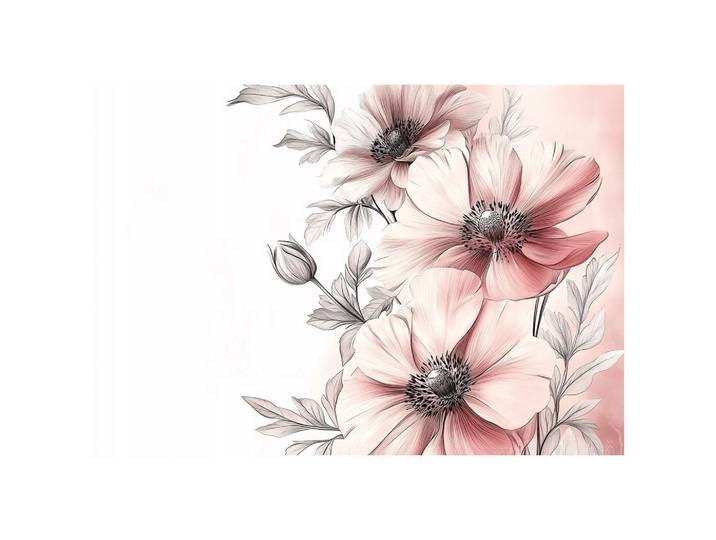 FOTOTAPETE Blumen Natur Vlies Tapete Wohnzimmer 250x175