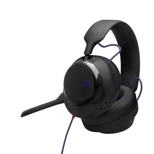 JBL Quantum 120 Bedrade Multiplatform Gaming Over-Ear Headset met Microfoon, Zwart