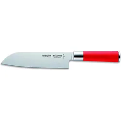 F. Dick Santokumesser, Küchenmesser, Rot, Silber