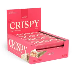 CRISPY veganer Proteinriegel - Berry (12er Pack)