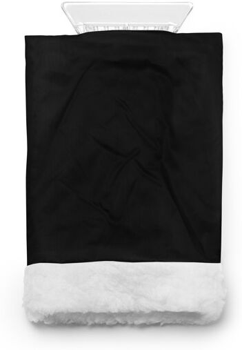 Grattoir à glace personnalisé avec gant en polyester Nisek noir TAILLE UNIQUE ADULTE