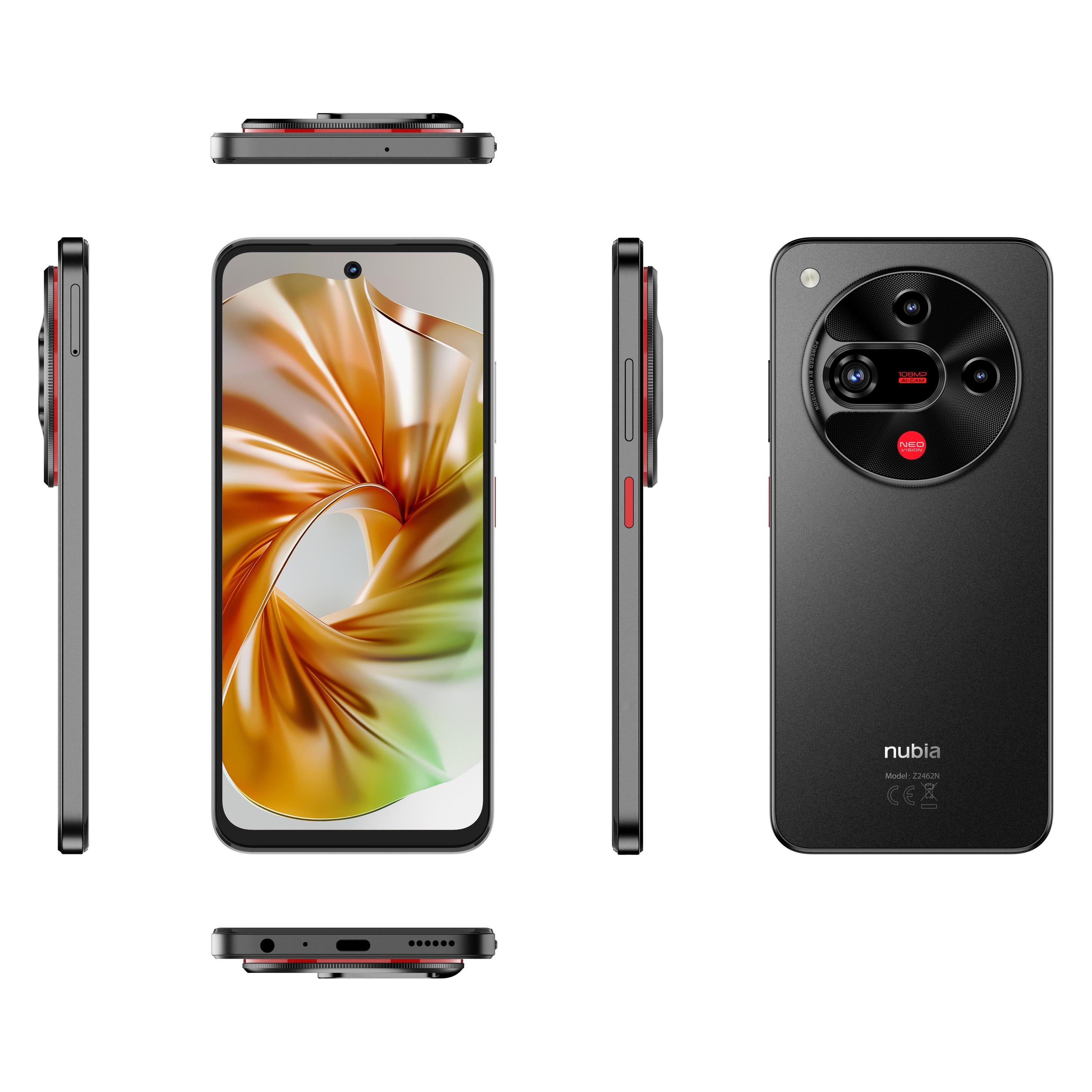 Nubia Focus 2 (256 GB, Obsidian Black, 6.70", Dual SIM, 5G) (123446501006)
