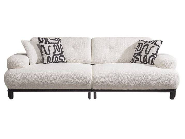Villa Möbel Sofa Panda, 2-Sitzer 1 Teile, mit Relax-/Bettfunktion durch verstellbare Rückenlehne