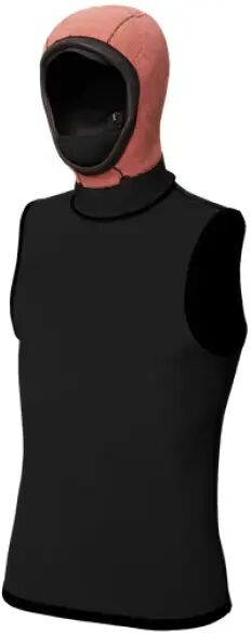 Mystic 3/2mm Hooded Neoprene Top (L - Schwarz)