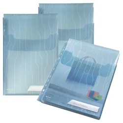 LEITZ Organisationshüllen DIN A4 0.2 mm blau