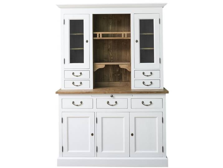 Küchen-Buffetschrank Landhausstil weiß