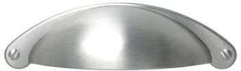 "Utopia Alley Elgin Bin Pull Handle - Brushed Nickel - Metal Drawer Pull Handle, 2.5"" Center to Center"