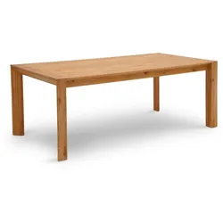 Boegner Esstisch mit Auszug Mainz 200/280 x 100 cm Holz Braun Wildeiche 200