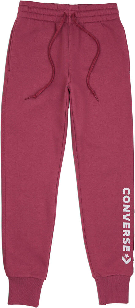 Converse embroidered pantalón mujer Rosa (S)