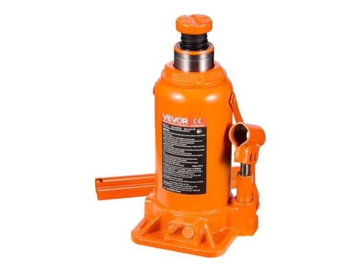 VEVOR Cric Bouteille Hydraulique avec Grande Capacité de 20 T\, Cric de Levage pour Voiture Plage 22\,5-43\,5 cm\, Construction Solide\, pour Entretien Réparation Automobile SUV\, Atelier Garage\, Orange