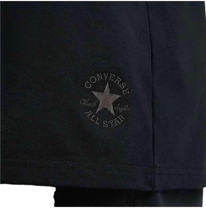 Camiseta Converse De Manga Corta Negro Xl Hombre