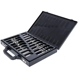 Stier, Bohrereinsatz, Spiralbohrer-Set Premium DIN 338 HSS-Co5 1-10mm 0,5mm steigend 170-teilig