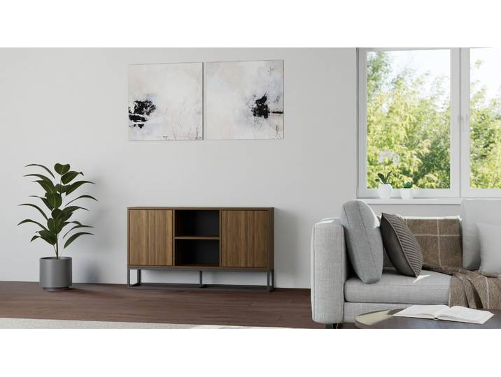 Buffet en noyer sur mesure Noyer (américain) Naturel huilé