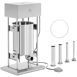 Royal Catering Wurstfüller - 20 L - elektrisch - inkl. 4 Füllrohre -