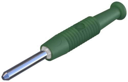 Hirschmann Test & Measurement MST 3 Miniatur-Bananenstecker Stecker, gerade Stift-Ø: 2mm Grün