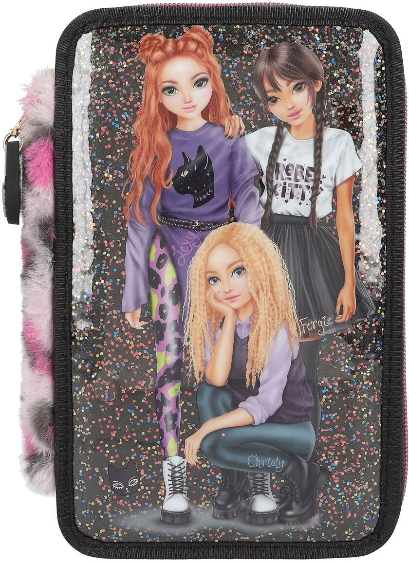 TOPModel - Triple Pencil Case REBEL KITTY ( 0413017 )